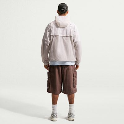 Nike Windrunner Astarsız Tam Boy Fermuarlı UV Erkek Ceketi görsel 5