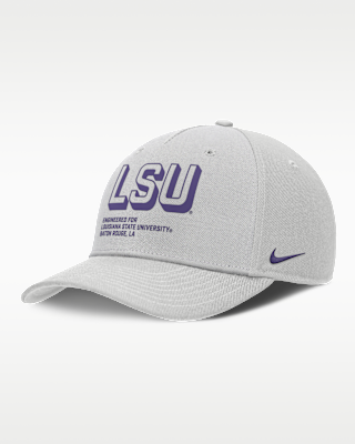 Мужские  LSU On-Field Primetime Rise Nike College Adjustable Hat