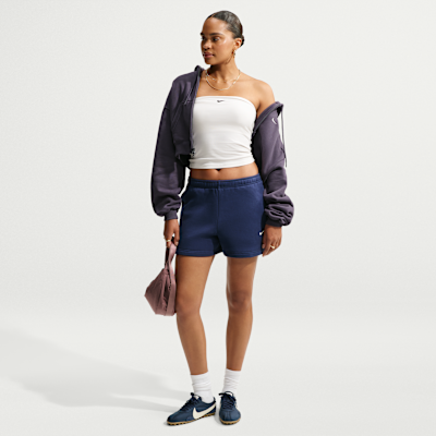 Nike Studio Fleece Orta Kalınlıkta Normal Belli Kadın Şortu