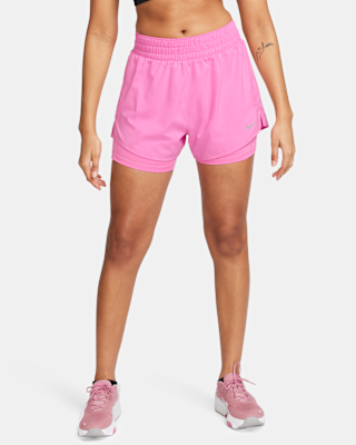 Женские шорты Nike One Dri-FIT High-Waisted 3" 2-in-1 Shorts