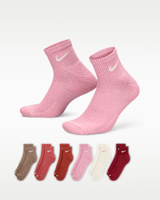 Unisex носки Nike Everyday Plus Cushioned Training Ankle Socks (6 Pairs) для тренировок