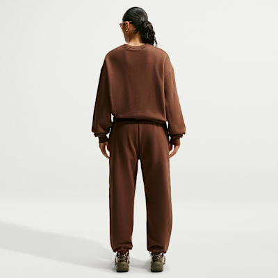 Nike Studio Fleece Orta Kalınlıkta Oversize Crew Kadın Sweatshirt'ü görsel 5