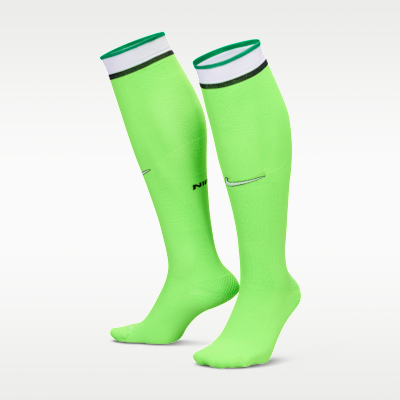 Nike Nijerya VaporFast İç Saha Nike Dri-FIT ADV Diz Boyu Futbol Çorapları