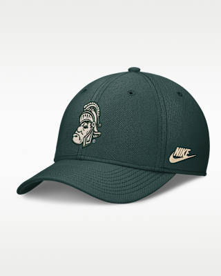 Мужские  Michigan State Legacy Rise Vintage Nike Dri-FIT College Hat