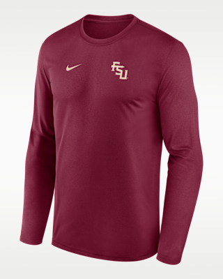 Мужская футболка Florida State Sideline Legend Small Logo Nike Dri-FIT College Long-Sleeve