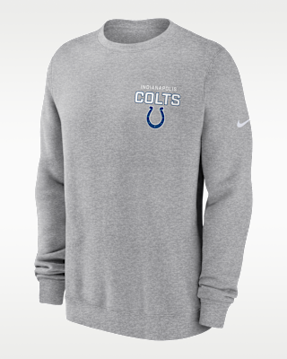 Мужские  Indianapolis Colts Draw Block Club Nike NFL Pullover Crew