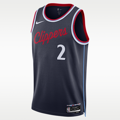 Jersey Nike Dri-FIT de la NBA Swingman para hombre Kawhi Leonard LA Clippers Icon Edition