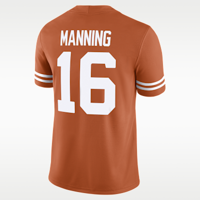 Arch Manning Texas Men's Nike Dri-FIT College Game Jersey
