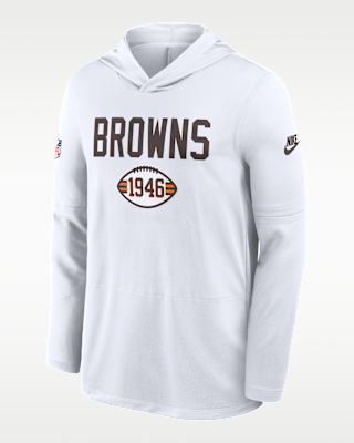 Мужские  Cleveland Browns Pass Accuracy Nike Dri-FIT NFL Long-Sleeve Hooded Top
