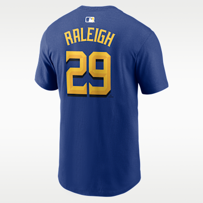 Playera Nike de la MLB para hombre Cal Raleigh Seattle Mariners City Connect