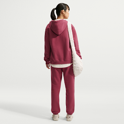 Nike Studio Fleece Orta Kalınlıkta Fermuarlı Kapüşonlu Kadın Sweatshirt'ü görsel 5