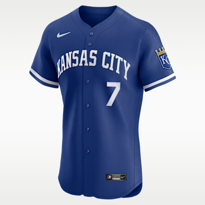 Bobby Witt Jr. Kansas City Royals Men's Nike Dri-FIT ADV MLB Elite Jersey