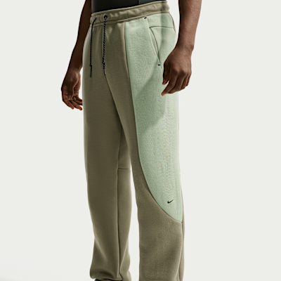 Nike Tech Renk Bloklu Açık Paçalı Fleece Erkek Eşofman Altı görsel 2