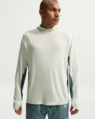 Мужские  Nike ACG "Solar Chase" Dri-FIT UV Protection Hooded Trail Top для бега