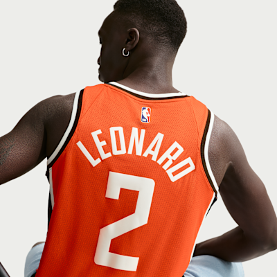 Jersey Nike Swingman de la NBA para hombre de Kawhi Leonard de Los Angeles Clippers City Edition