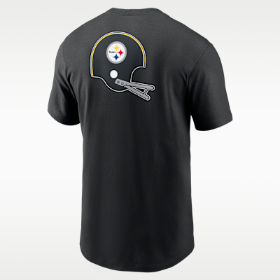 Playera Nike de la NFL para hombre Pittsburgh Steelers Rewind Front And Back Hit Essential