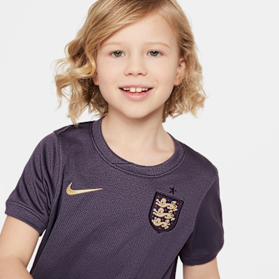 Ensemble 3 pièces replica Nike Football Angleterre 2024/25 Stadium Extérieur pour enfant