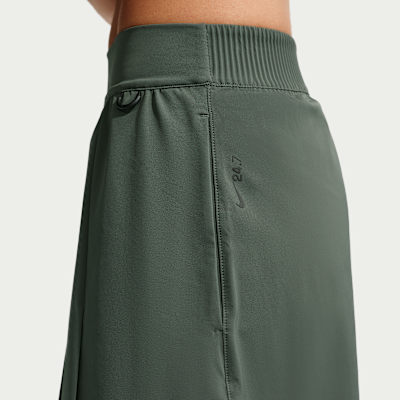 Nike 24.7 PerfectStretch Dri-FIT UV Korumalı Yüksek Belli Pileli Kadın Eteği görsel 3