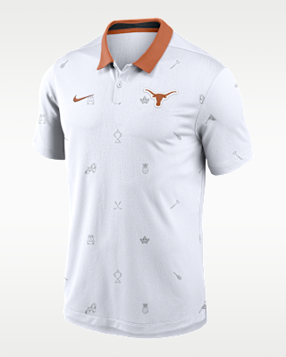 Мужские  Texas Vapor Pattern Nike Dri-FIT College Polo