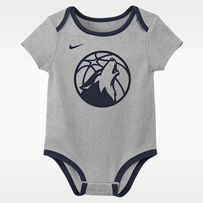 Nike "Minnesota Timberwolves" Baby NBA Bodysuit (2-Pack)