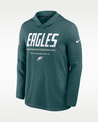 Мужские  Philadelphia Eagles Sideline Nike Dri-FIT NFL Long-Sleeve Hooded Top