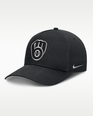 Мужские  Milwaukee Brewers Rise Nike Dri-FIT MLB A-Frame Trucker Adjustable Hat
