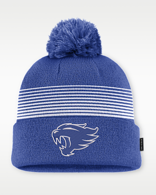 Женские Kentucky Sideline Peak Nike College Cuffed Pom Beanie