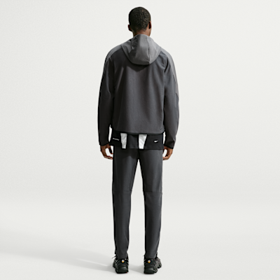 Nike Tech Shori Örgü Tam Boy Fermuarlı Windrunner Erkek Ceketi görsel 5