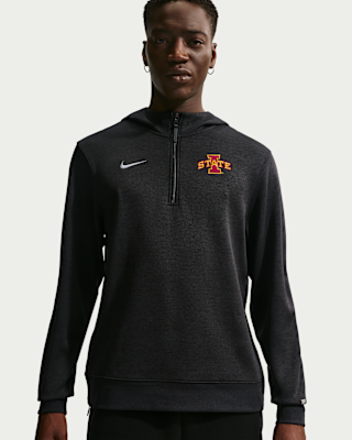 Мужское худи Iowa State Cyclones Nike NCAA Basketball Coaches' Pullover Hoodie для баскетбола