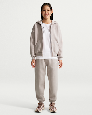 Детские Nike Solo Swoosh Kids' Fleece Cuffed Basketball Pants для баскетбола
