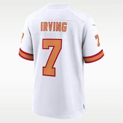 Jersey de juego Nike de la NFL para hombre de Bucky Irving de los Tampa Bay Buccaneers de la 50.ª temporada