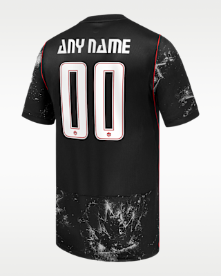 Мужские джерси Canada Stadium Away Nike Dri-FIT Soccer Replica Custom Jersey By You