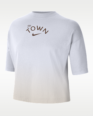 Женская футболка Golden State Warriors Courtside City Edition Premium Nike NBA Boxy