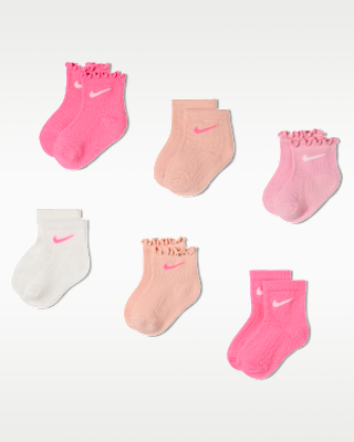 Детские носки Nike Baby Textured Ankle Socks (6 Pairs)