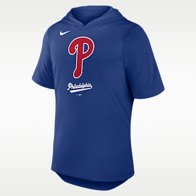 Playera Nike Dri-FIT de la MLB con gorro para hombre Philadelphia Phillies Logo