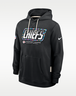 Мужское худи Kansas City Chiefs Crucial Catch Sideline Standard Issue Nike Dri-FIT NFL Pullover Hoodie