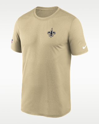 Мужская футболка New Orleans Saints Alt Legend Small Logo Nike Dri-FIT NFL