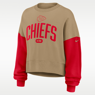 Kansas City Chiefs Rewind Women's Nike NFL Pullover Crew