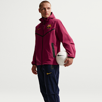 Nike FC Barcelona Tech Nike Dokuma Erkek Futbol Eşofman Altı görsel 4
