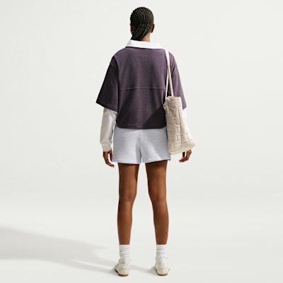 Nike Studio Fleece Orta Kalınlıkta Kadın Şortu görsel 5