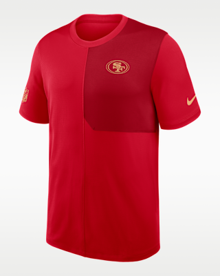 Мужские  San Francisco 49ers Sideline Coach Nike Dri-FIT NFL Top
