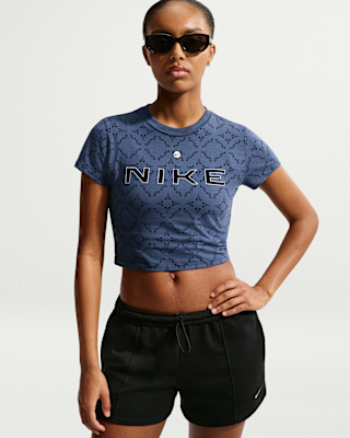 Женская футболка Nike Sportswear Chill Knit Slim Cropped