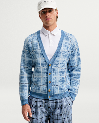 Женские Nike Tartan Loose Golf Cardigan