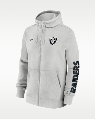 Мужское худи Las Vegas Raiders Club Nike NFL Full-Zip Hoodie