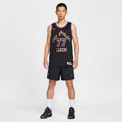 Los Angeles Lakers City Edition Nike Dri-FIT NBA Swingman-drakt til herre