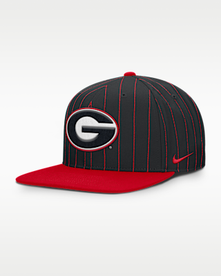 Мужские  Georgia Primetime Pin Stripe 2-Tone Nike Dri-FIT College Adjustable Hat