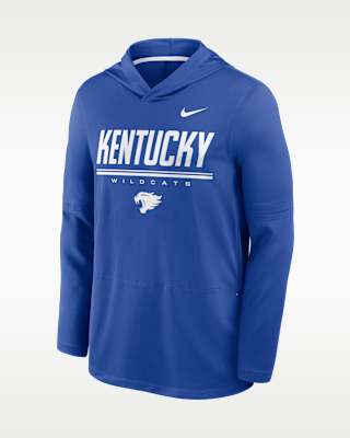 Мужские Kentucky Sideline Nike Dri-FIT College Long-Sleeve Hooded Top