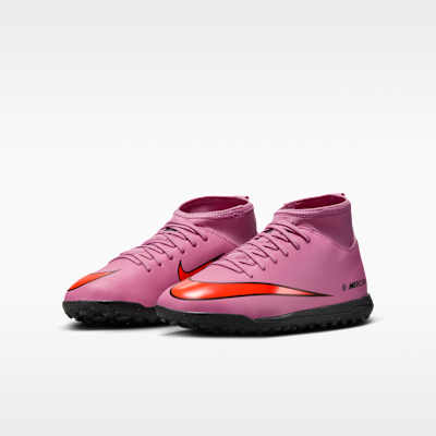 Nike Jr. Mercurial Superfly 10 Club Younger/Older Kids' Turf High-Top Football Shoes