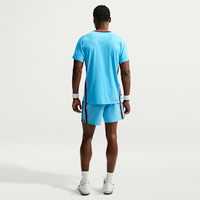 NikeCourt Slam Aero-FIT Kısa Kollu Erkek Tenis Üstü görsel 5