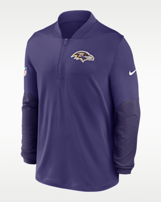 Мужские  Baltimore Ravens Feel The Pressure Nike Dri-FIT NFL 1/2-Zip Top